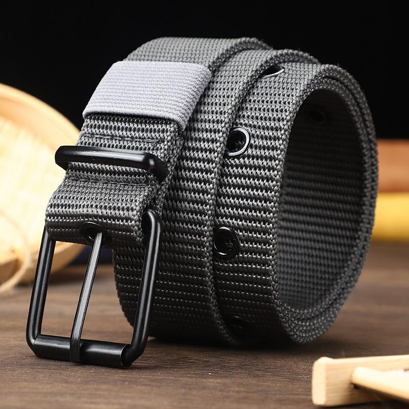 Thắt lưng bằng vải canvas kiểu dáng đơn giản phong cách thời trang trẻ trung năng động cho nam - TL07G