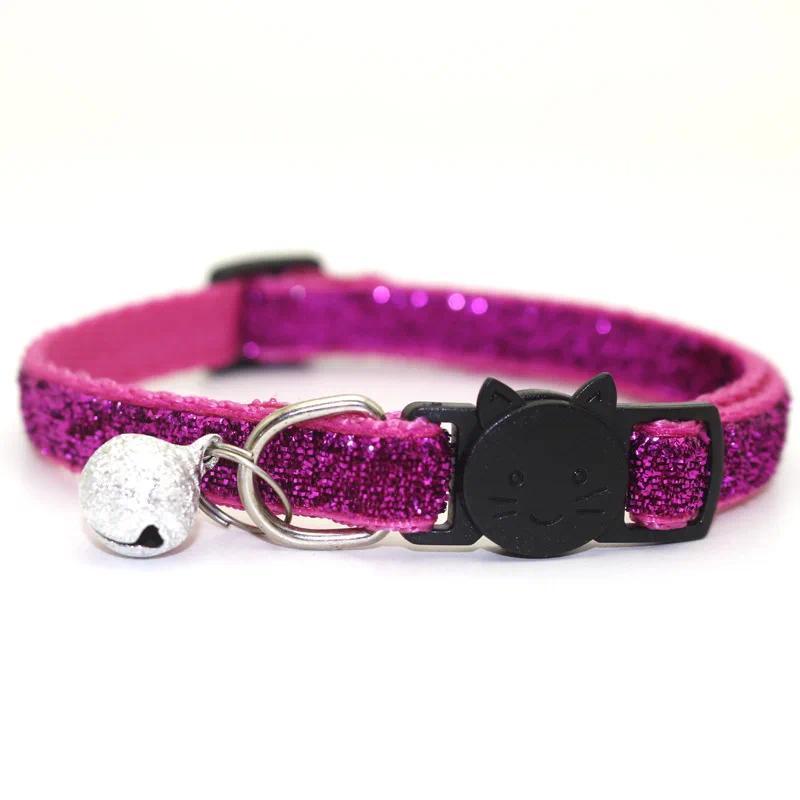 Product Introduction of Cat Collar Colors Reflective Breakaway Neck Ring Necklace Bell Pet Products Safety Elastic Adjustable with Soft Material 6