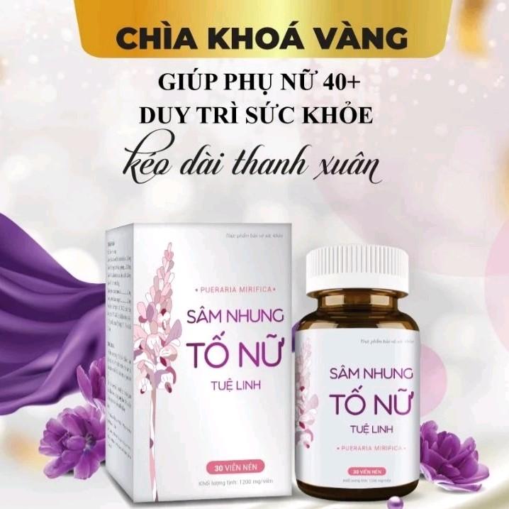 sâm nhung tố nữ Tuệ Linh - hỗ trợ tăng cường sức khỏe cho nữ giới