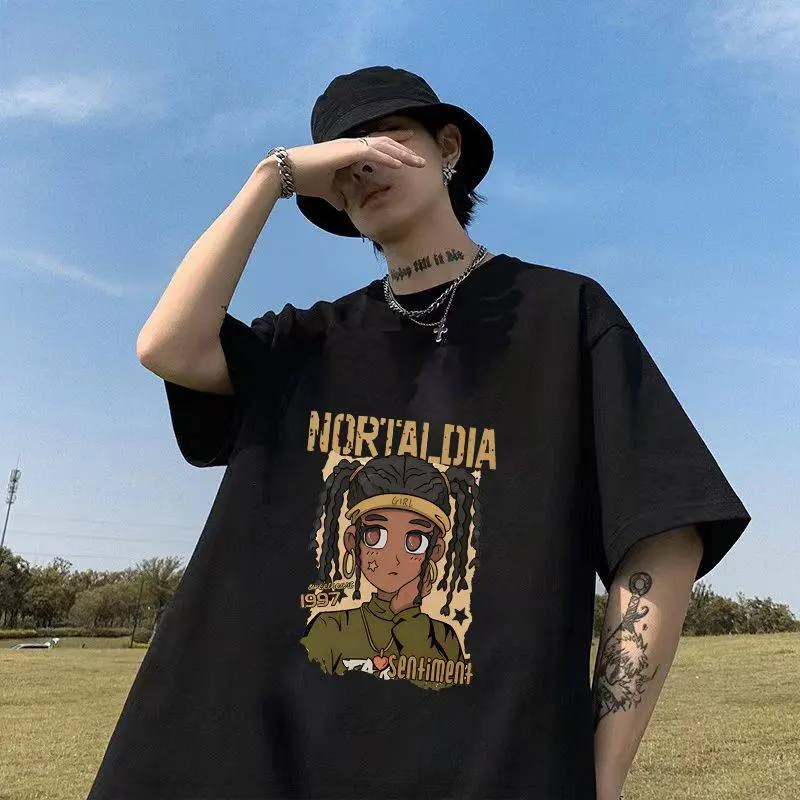 เสื้อยืด สกรีนลายคู่รัก ชายหญิง ES94 (น้ำหนักผ้า180 กรัม) Man ผู้ชาย Clothing
