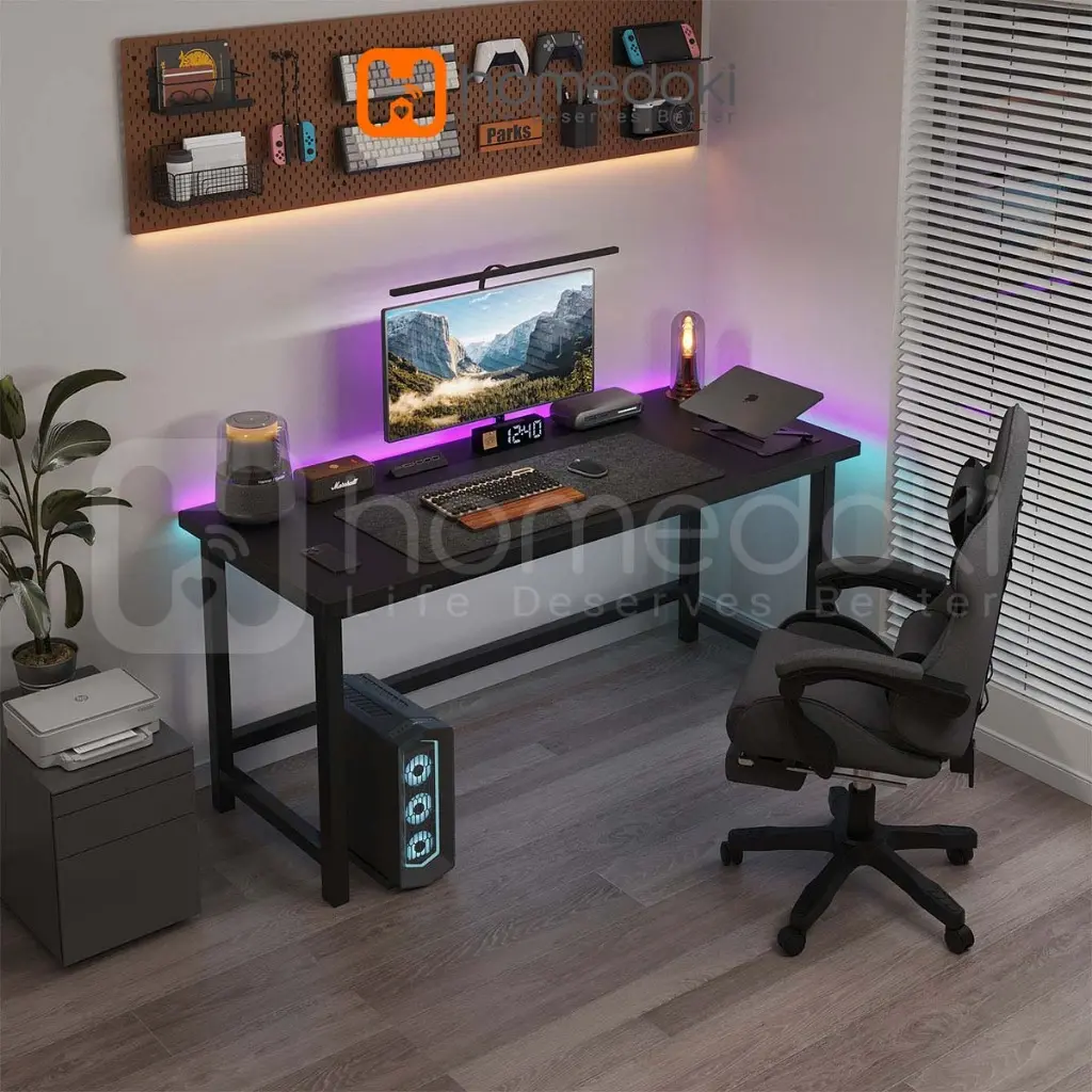 Homedoki Meja Komputer / Meja kantor / Meja Kerja / Meja PC / Meja Laptop /Meja Gaming