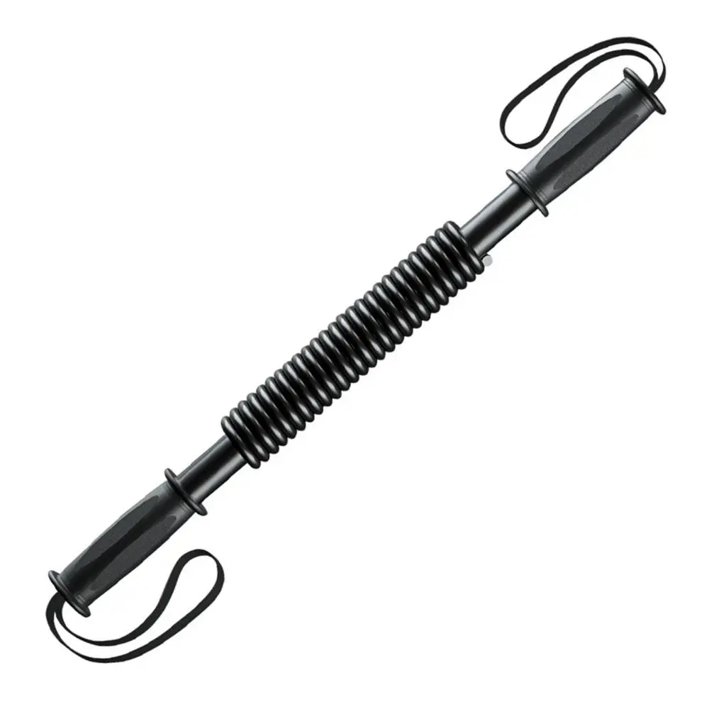 Spring Power Twister Bar Chest Expander Muscle Pulling Trainer Heavy Duty