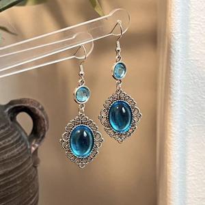 Hoa Tai Phong Cách Trung Quốc Hoa Tai Dân Tộc, Phong Cách Cổ Điển Hồng Kông, Thiết Kế Thanh Lịch, Hoa Tai Kẹp, Không Cần Xỏ Lỗ, Hàng Mới Về