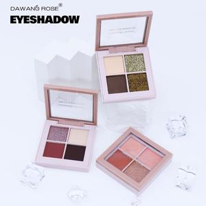 Palet Pembayang Mata, Kesan Menyerlahkan, Kosmetik Muka, Satu Palet, Pelbagai guna, Empat warna, Mutiara, Jualan Panas, Solekan Muka Kilat, ES27