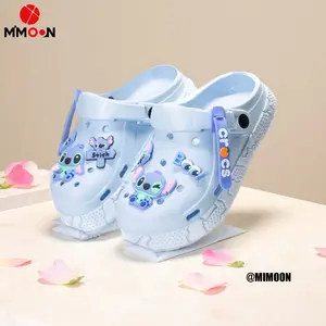 Sandal anak Baim, stitch sandal, sandal anak lucu, anti selip, tersedia dalam berbagai warna.