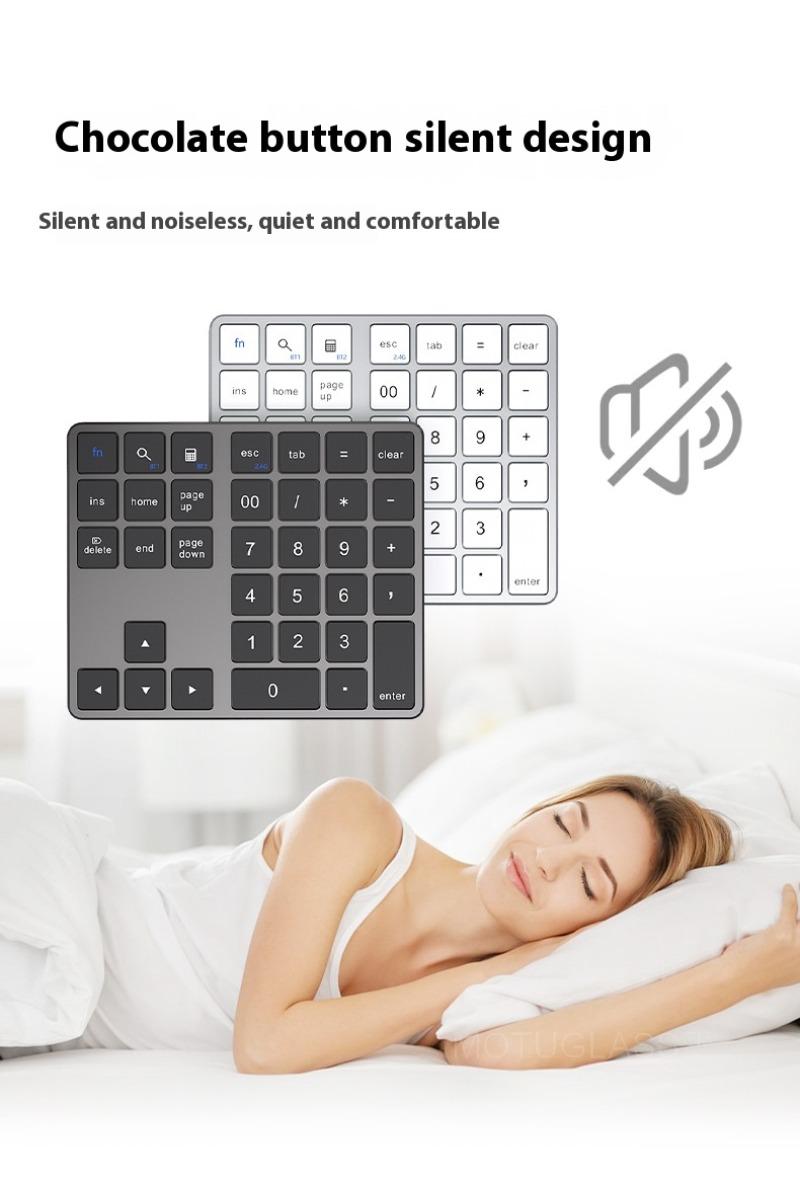 Product Introduction of Bàn phím số, Bàn phím số K35, Không dây 2.4Ghz và Bluetooth, Có Thể Sạc Lại USB C, Tương thích với IOS, Android và Windows, Bàn phím kỹ thuật số 11