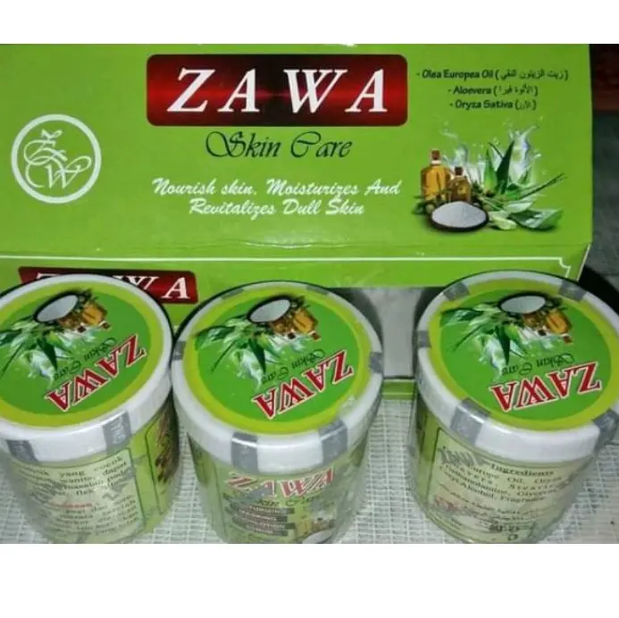 3 Botol Cream Zawa Skincare Pemutih Bengkoang Herbal