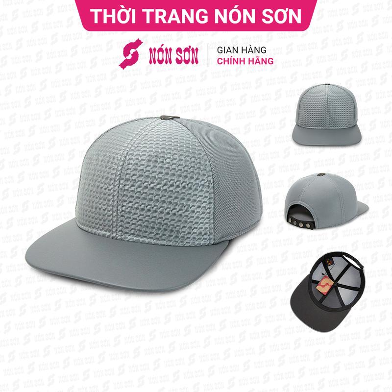 Mũ snapback hiphop nam nữ NÓN SƠN chính hãng MC210BK-XM6