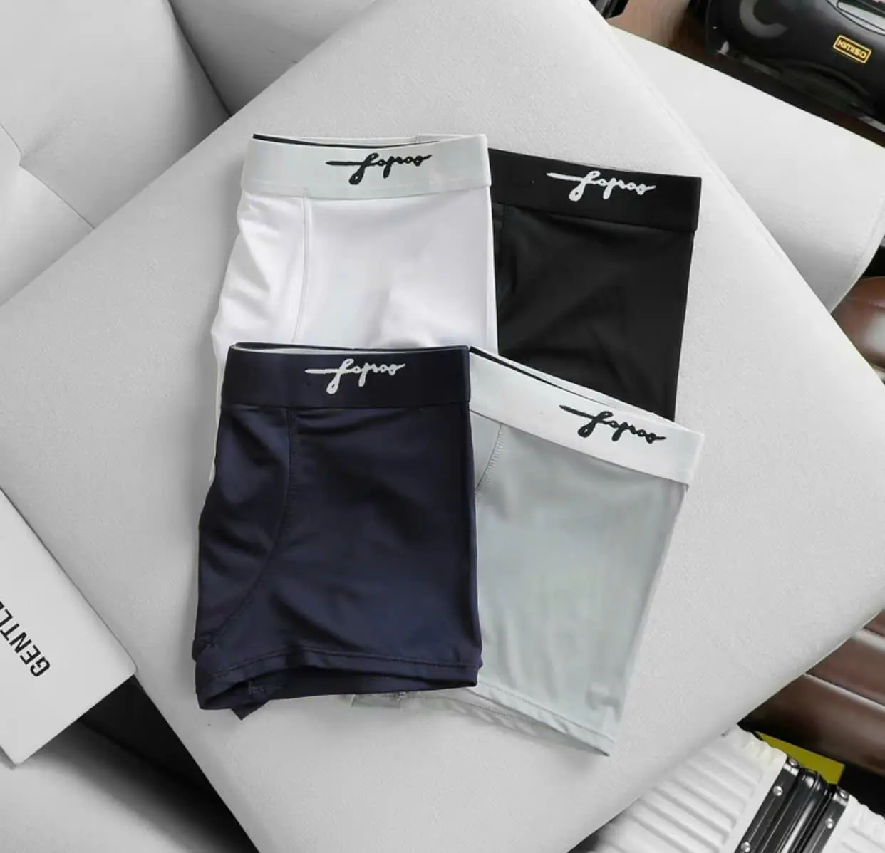 Combo 5 quần Boxer Chữ Kí [ Hàng Loại 1] quần sịp nam thun lạnh cao cấp, quần lót nam cạp bền đẹp vải co dãn mềm mịn thoáng mát/quần xì nhiều màu kháng khuẩn Menswear