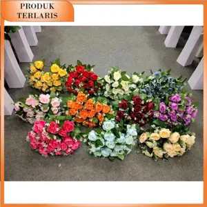 [COD] TERLARIS Bouquet bunga P618 18HD Artifisial Dekorasi Tanaman