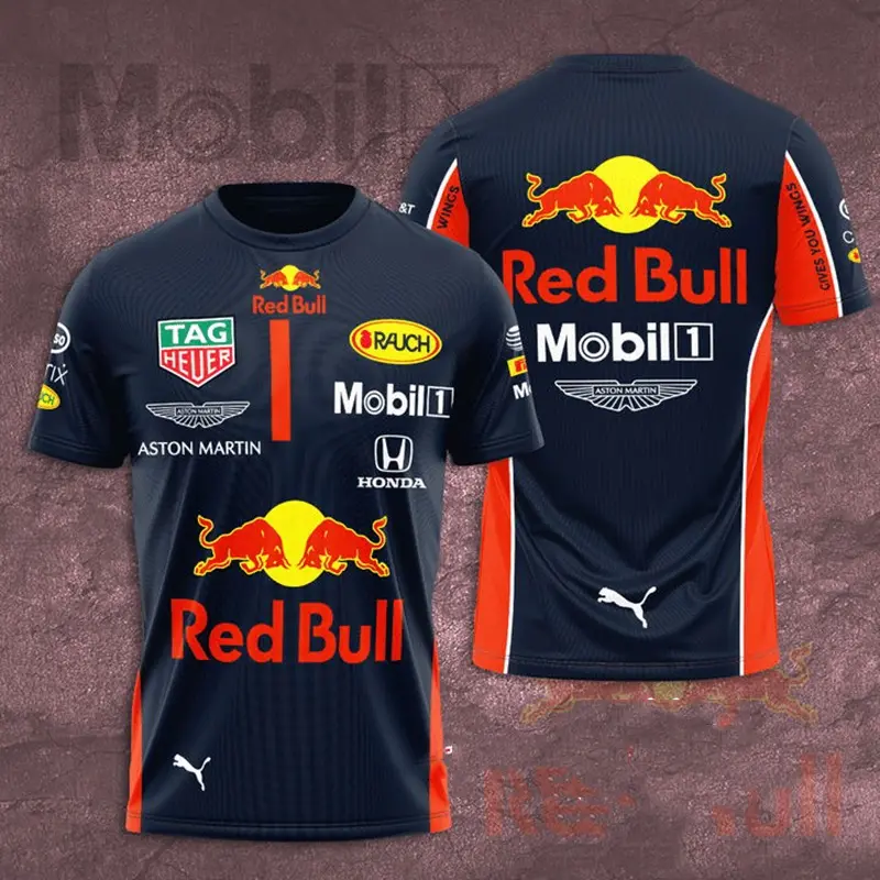 Personalization Red Bull F1 Racing Mobil 1 Rauch Aston Martin Print Three-Dimensional T