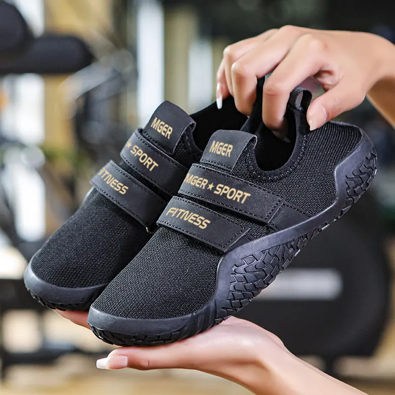 Men's Squat Weightlifting Deadlift Shoes Women's Indoor Comprehensive Sports Fitness Shoes Silent Yoga Shoes Treadmill Special Shoes 2