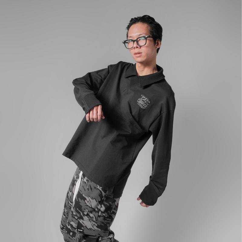 Áo Thun Tay Dài Màu Đen BACKTOSTREETZ LONG SLEEVE Logo Thêu By Xfire VietNam Menswear Top 6