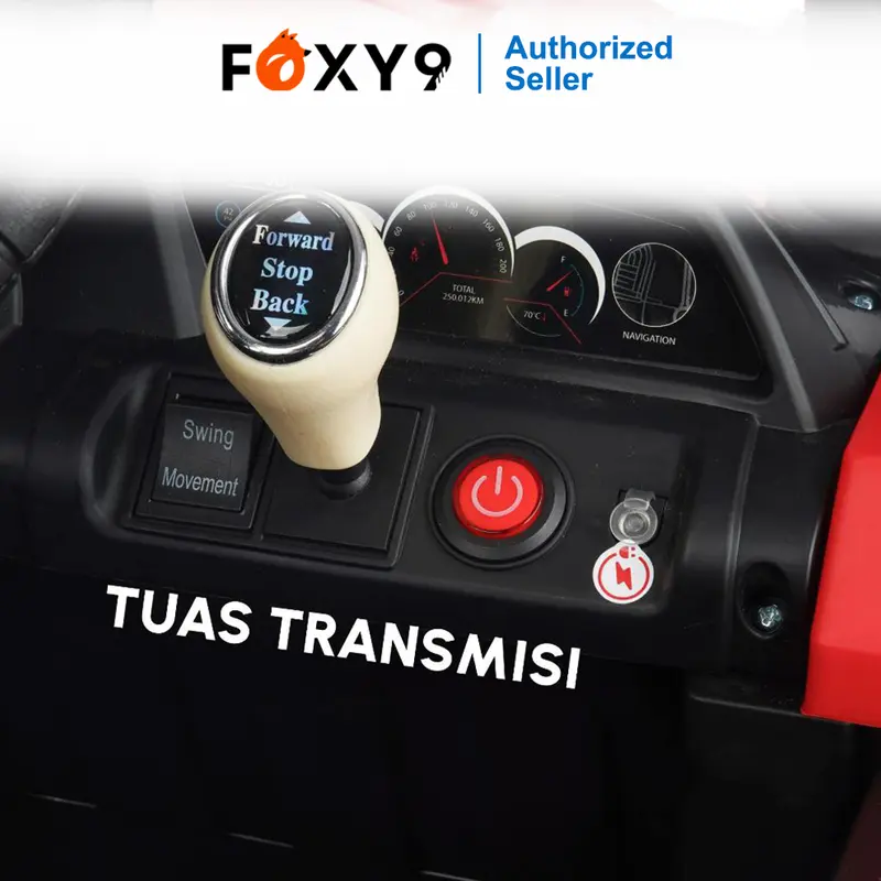Mainan Mobil Aki Anak Jeep UTX PMB M8788B Ban Karet 6