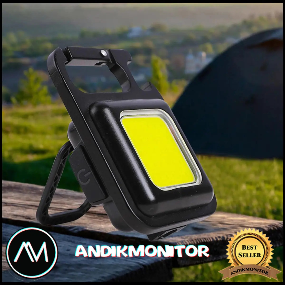 TaffLED Senter LED Portable Keychain Magnetic COB 500 Lumens - CB601