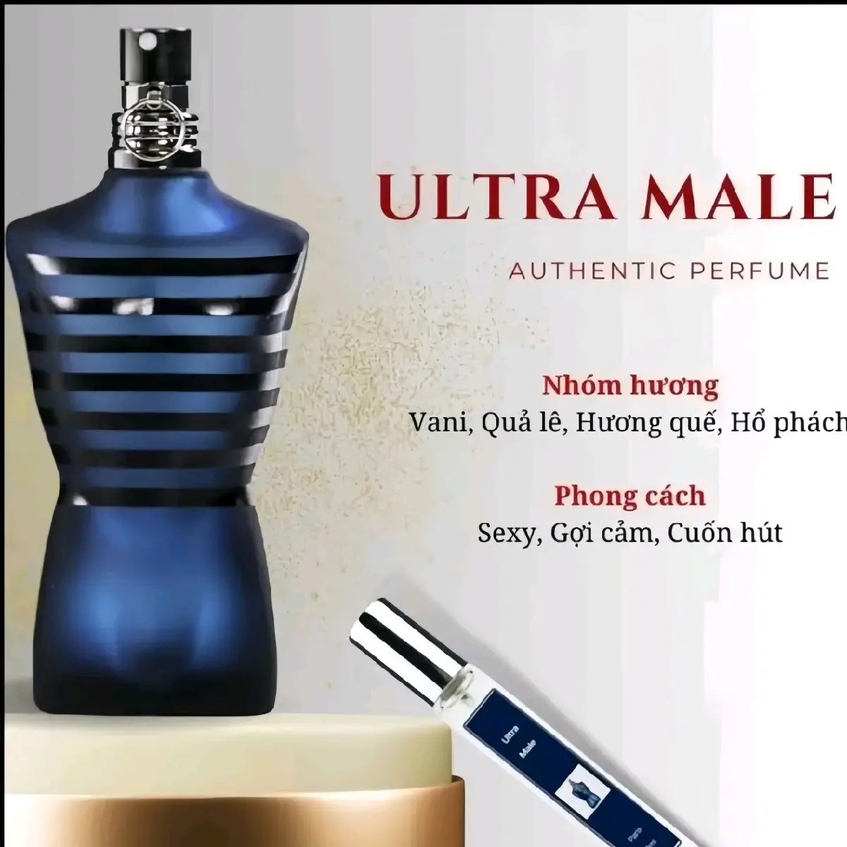 Nước hoa nam Ul-tra male thơm lâu quyến rũ 10ml Xịt Thơm Perfume Cosmetic