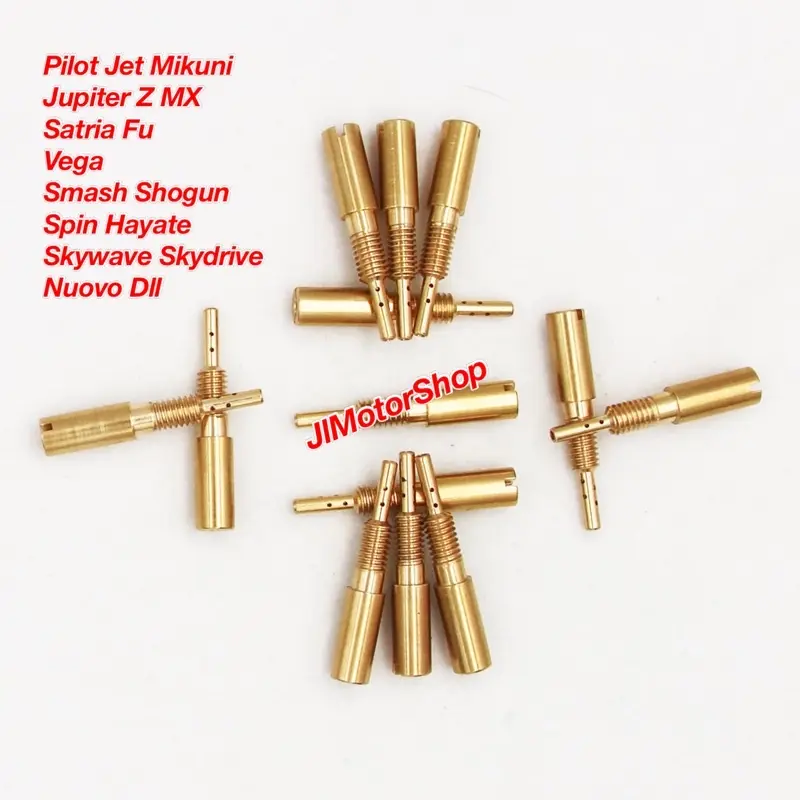 Spuyer Pilot Jet Mikuni Jupiter Z MX Satria Fu Vega Nuovo Smash Shogun Spin Hayate Skywave Skydrive 12.5 15 17.5 20 22.5 25 27.5 300 32.5 35 37.5