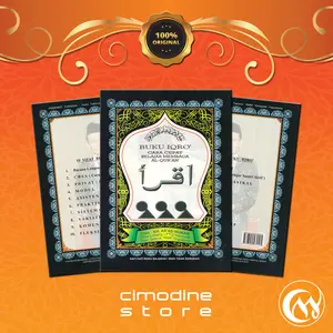 Iqro' / Iqra Bendel Besar | Buku Cara Cepat Belajar Membaca Al Quran | 15x20 Cm | Team Tadarus "AMM" Yogyakarta | Belajar Iqro