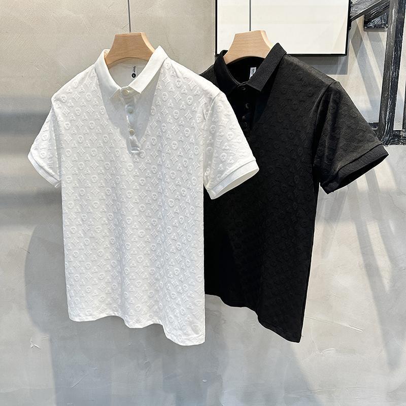 Product Introduction of 2024 Summer Men's Jacquard Polo Shirt - Breathable & Comfortable Slim Fit Casual T-Shirt, Trendy Short Sleeve Top for Men (Best Gift Idea) 🔥 12