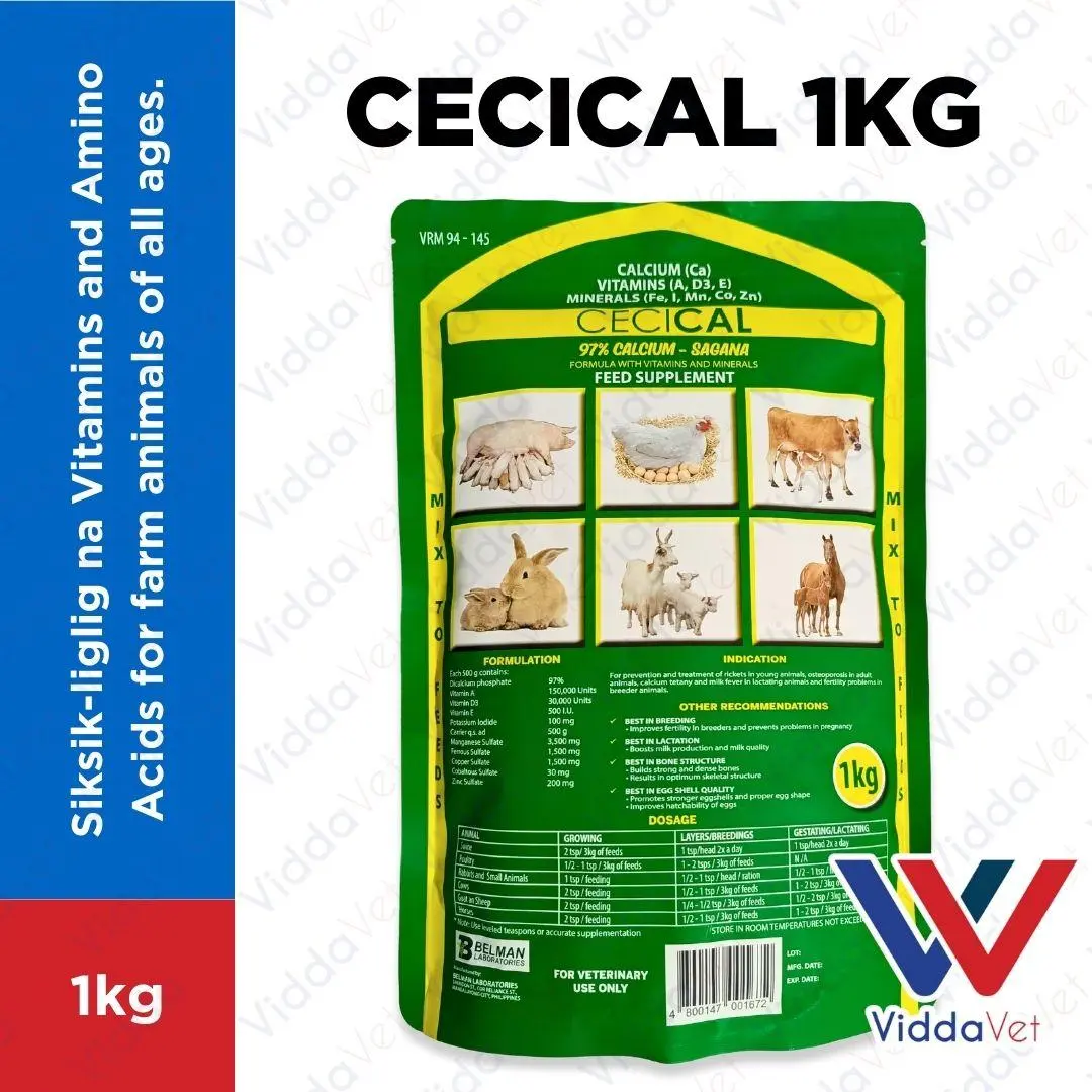 Cecical powder 1kg cecical vitamin powder 1 kg cecical powder for pig ...
