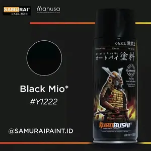 Samurai Paint Black Mio Y1222 Hitam Metalic