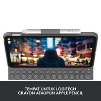 Gambar Logitech Slim Folio Keyboard Case Wireless Bluetooth for iPad 10th Gen & A16 dari Logitech Indonesia Kota Administrasi Jakarta Utara 3 Tokopedia