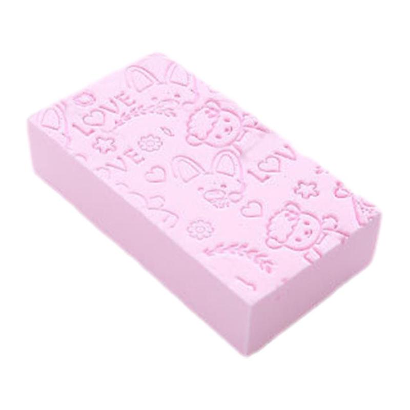 Product Introduction of Exfoliating Skin Shower Massage Scrubber Bath Sponge Skin Cleaning Bath Sponge Color Random 4 Colors 20