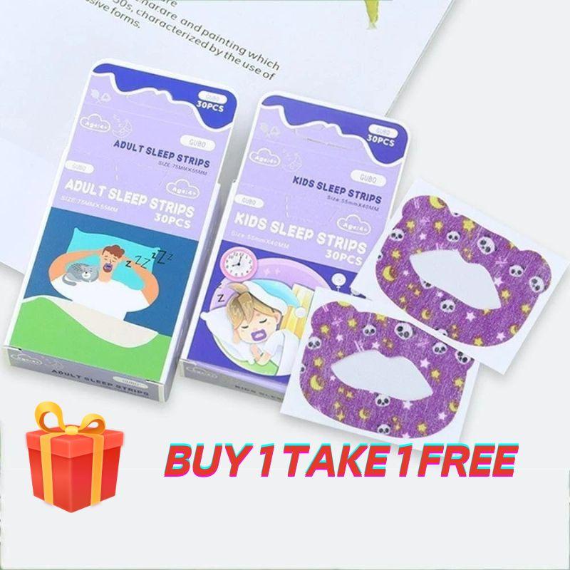 Dải Kín Miệng Trẻ Em, 30 Cái / Hộp, Miếng Dán Ngủ, Miếng Dán Chống Ngáy Miệng Trẻ Em, Miếng Dán Môi Ngáy, SAS 4