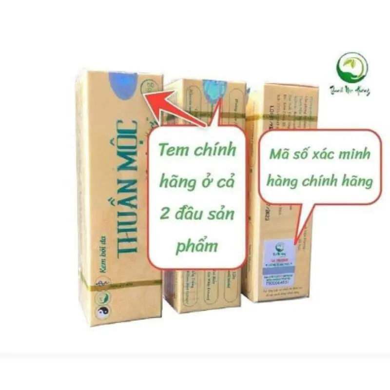 Thuần mộc bôi da kem bôi da thuần mộc nấm ngứa hắc lào Thanh Mộc Hương 6