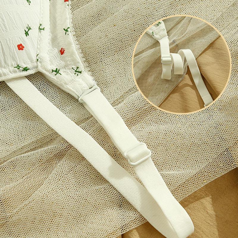 Áo ngực học sinh mút mỏng chất cotton đũi - Áo lót nữ sinh cấp 3 không gọng 3 nấc cài, mát mịn VALICA  A739 Bra Women Top 7
