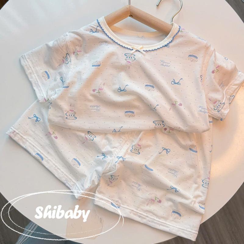 S92-[GUANPIGUO] SÉT QUẦN ÁO MÙA HÈ TENCEL CHO BÉ 2 TỚI 6 TUỔI 1