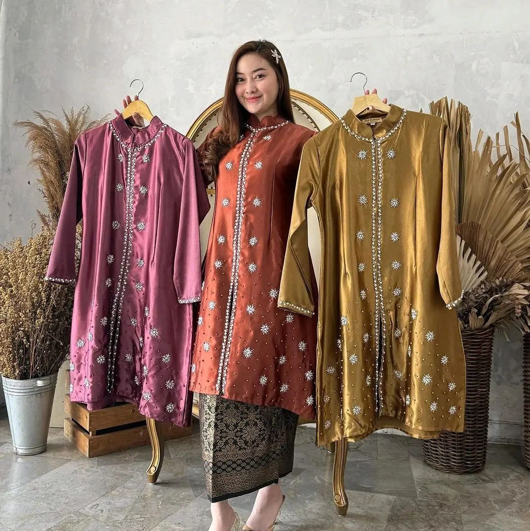 REAL PICT KEBAYA BAJU KURUNG BRIDAL PAYET (COCOK UNTUK SERAGAM PESTA) Kondangan Songket Atasan Wanita REAL PICT KEBAYA BAJU KURUNG BRIDAL PAYET (COCOK UNTUK SERAGAM PESTA) Kondangan Songket Atasan Wanita