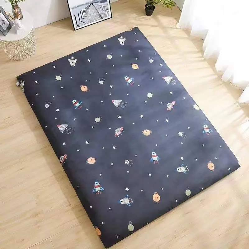 {Xiaoqian Home Furnishings} Ga nệm vỏ áo bọc nệm topper thun lạnh Ý và CottonPoly 2 mặt có khoá kéo 1m 1m2 1m4 1m6x2m 1m8x2m 7