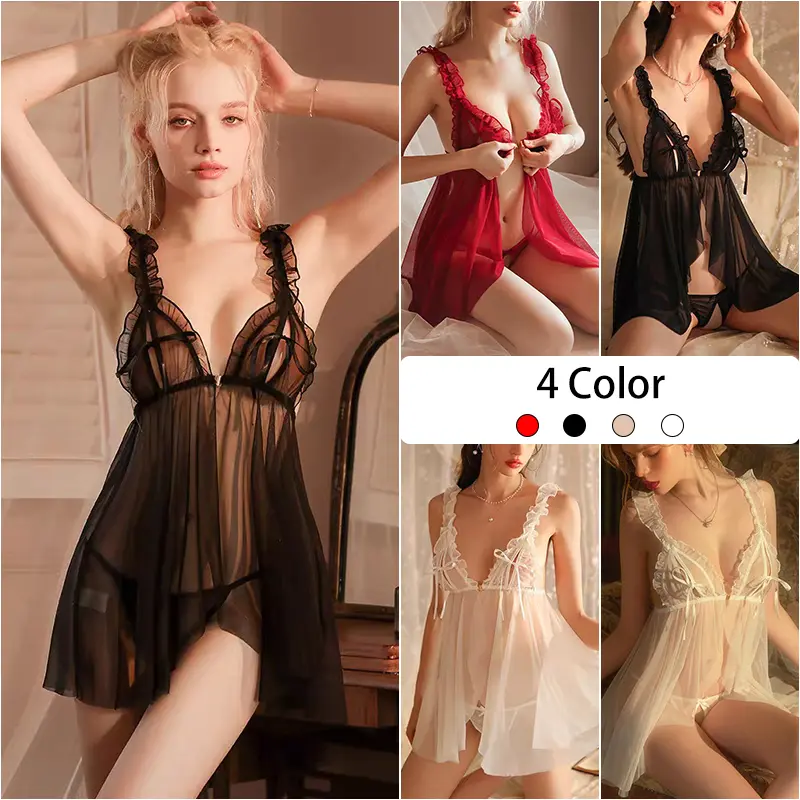 Sexy Lingerie Lace Strapless Backless Sheer Nightdress Set Costume For Adult Women Sex Wears Clothes Womenswear Red Elastic sexy clothes Nightwear Love - TikTok Shop Philippines Sexy Lingerie Lace Strapless Backless Sheer Nightdress Set Costume For Adult Women Sex Wears Clothes Womenswear Red Elastic sexy clothes Nightwear Love - TikTok Shop Philippines