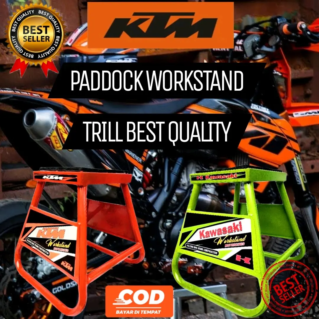 Standar WORKSTAND Motor Trail KLX DTRACKER D Tracker 150 BF SE CRF 150L dll - SSS