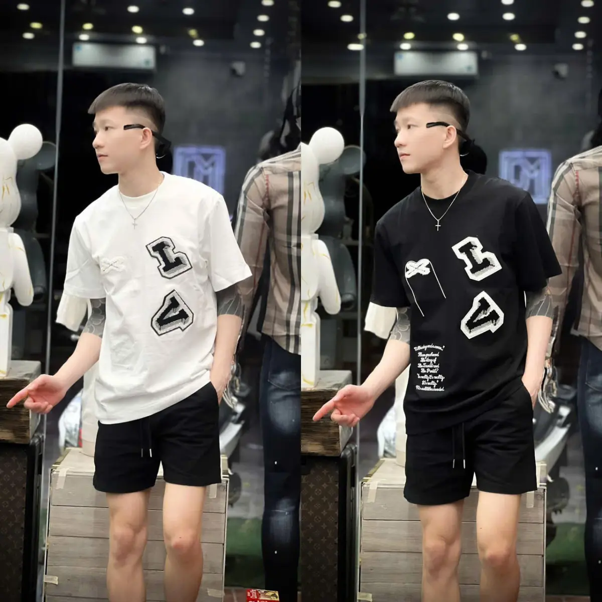 Áo Thun Nam Cotton Co Dãn 4 Chiều Thấm Hút Mồ Hôi , Áo Cổ Unisex Thiết Kế Chữ In Phong Cách - BinZ Store  Menswear Unisex