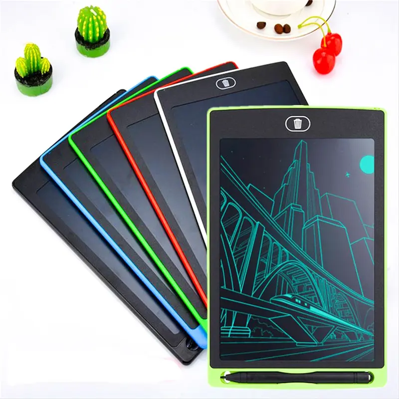 LCD Drawing Writing Tablet 8.5" Papan Tulis Anak Dewasa Terbaru belajar menulis travelling 0