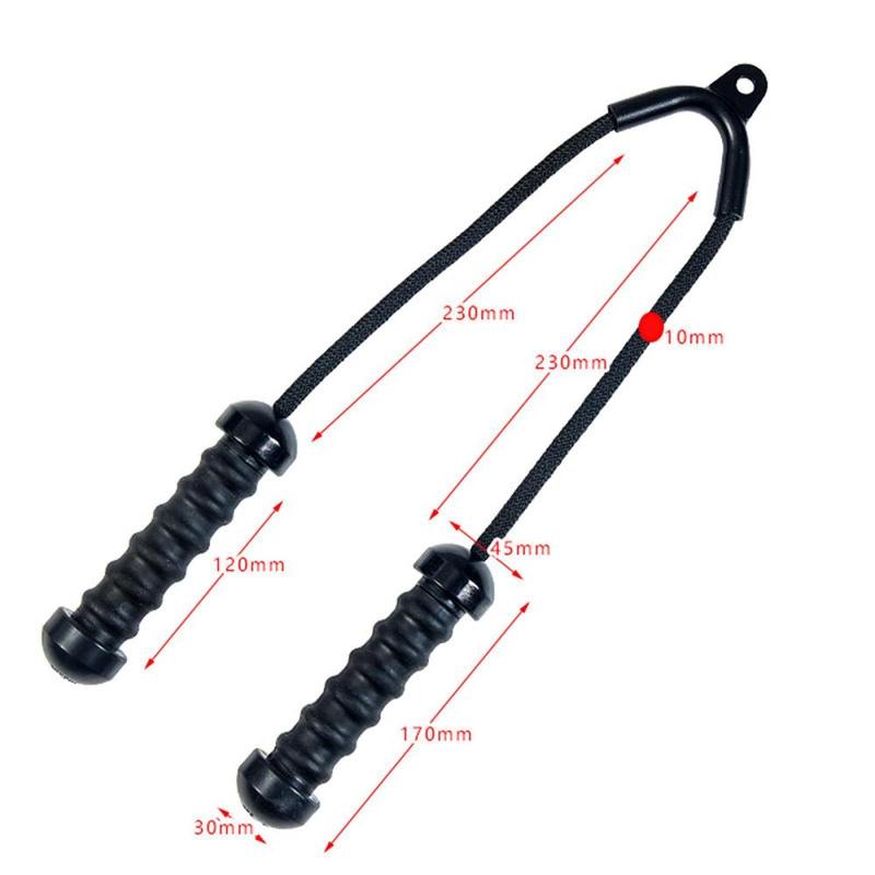 Product Introduction of Tricep Pull Down Attachment for LAT Pulldown Pulley System Weightlifting Gym 0
