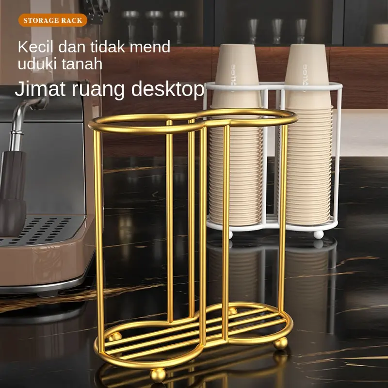 Pemegang Cawan Kertas, Penyimpanan Desktop, Tidak Dipenebuk, Pemegang Cawan Pakai Buang, Sesuai untuk Kopi dan Teh, Pemegang Cawan Penyimpanan