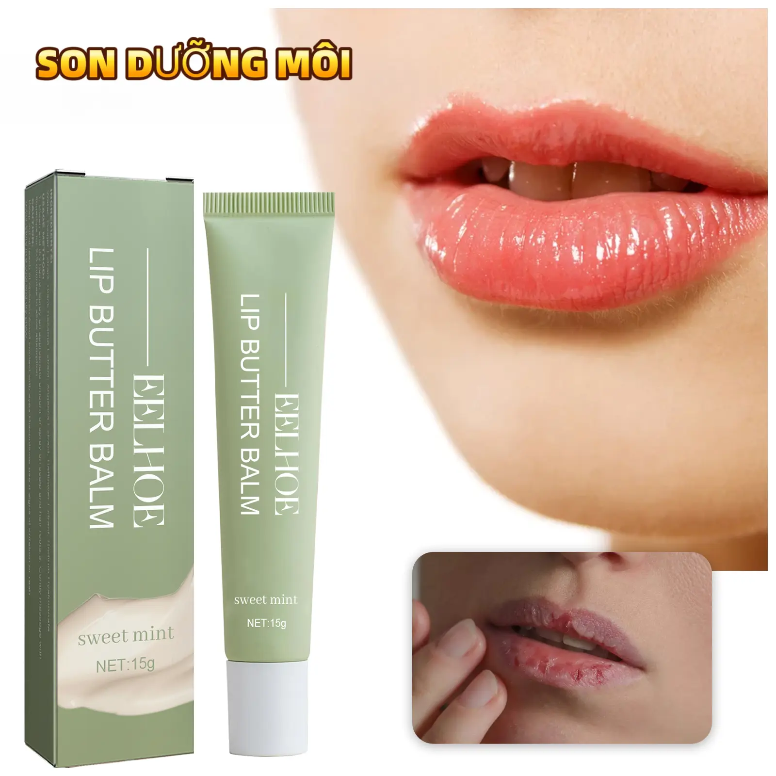 [Son dưỡng] Lip Butter Balm - Dưỡng Ẩm, Mềm Mịn - Phục Hồi Môi Khô, Nứt Nẻ - Mỹ Phẩm Chăm Sóc Môi Women Nữ Làm Đẹp Da Skincare Cosmetic Cho Bé