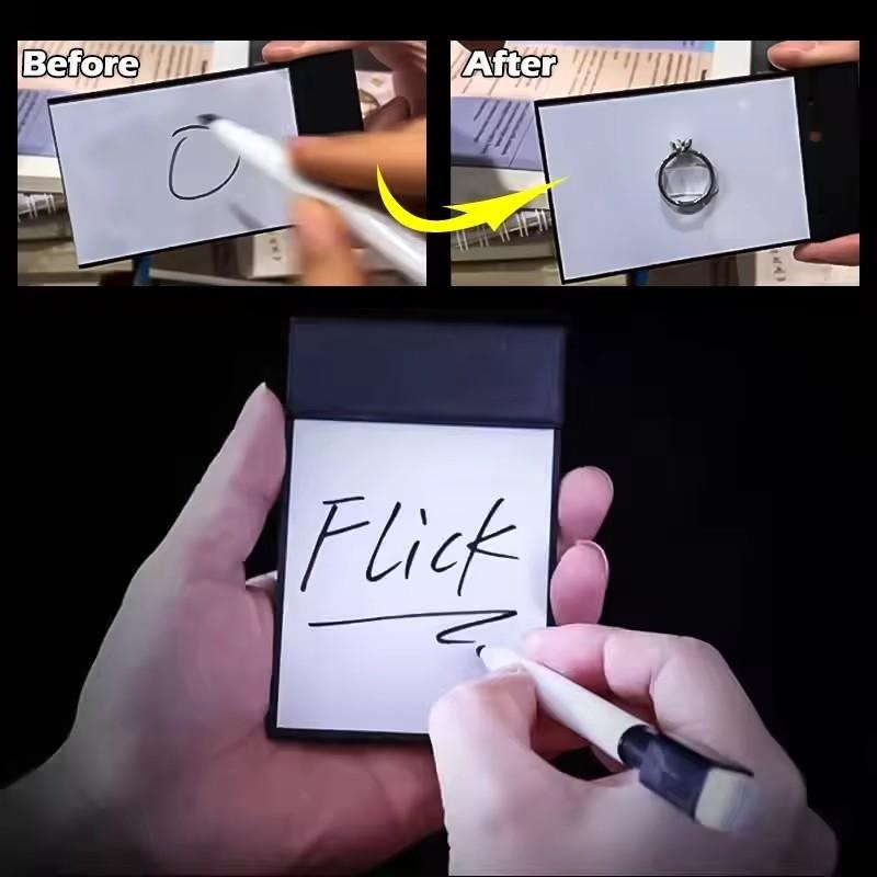 Transient Picture Board Toys Flick Pad Transforms Into A Rin - TikTok ...