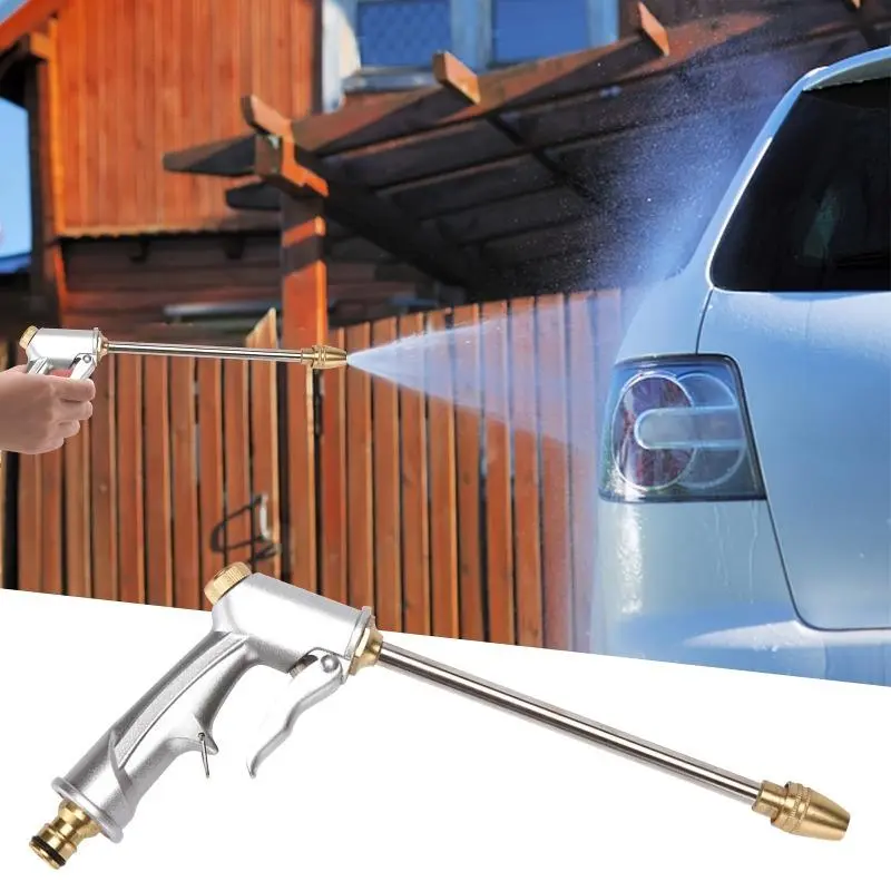 Garden Hose Nozzle, High Pressure Spray Tool, 360° Rotating Water Adjustment for Car Washing, Outdoor Gardening, Pets Shower, Patio Cleaning