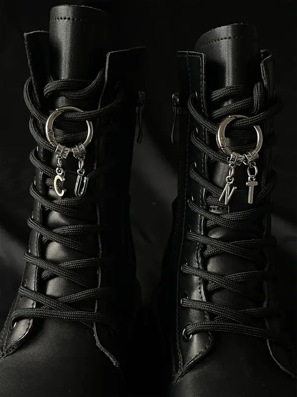 Punk Style Shoe Charm, Fashionable Novelty Shoes Decorations for Boots, Shoes DIY Accessories for Men & Women 2