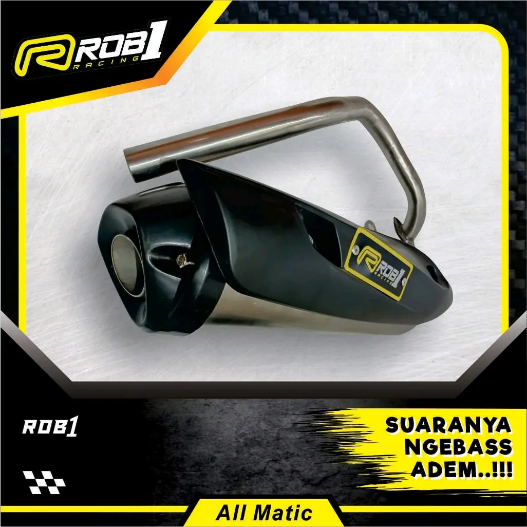 knalpot copy rob1 pnp semua motor metic Motorcycle