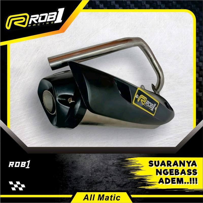 knalpot copy rob1 pnp semua motor metic Motorcycle 0