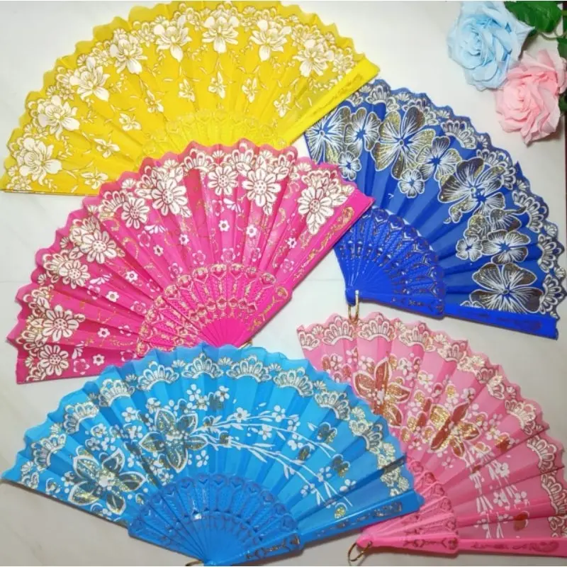 KIPAS TANGAN LIPAT/KIPAS NARI/KIPAS JEPANG/KIPAS CANTIK GLITER 0