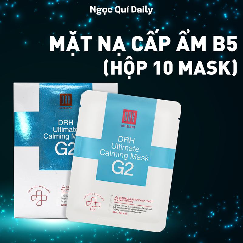HỘP 10 Miếng MẶT NẠ CẤP ẨM CHUYÊN SÂU DRHELENS CALMING MASK Skincare Dưỡng Ẩm Da Cosmetics Nữ Làm Đẹp Da mặt nạ cấp ẩm mặt nạ b5