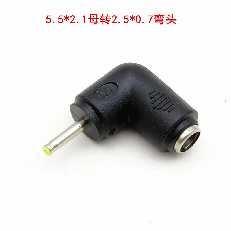 Bộ Chuyển Đổi nguồn DC, cái, DC5.*.Nữ chuyển sang.*.55.*.74.*.Khuỷu tay 90 độ, Loại L 8