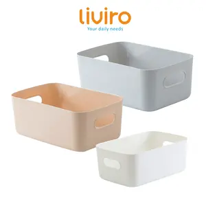 Liviro Keranjang Plastik Serbaguna Kotak Penyimpanan Barang Kosmetik Multifungsi Box Organizer Berkualitas