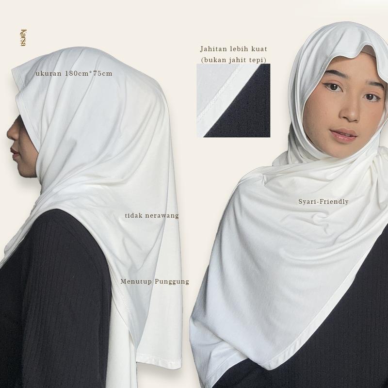 Product Introduction of Karsalabel Nara Pashmina Oval Kaos Rayon 0